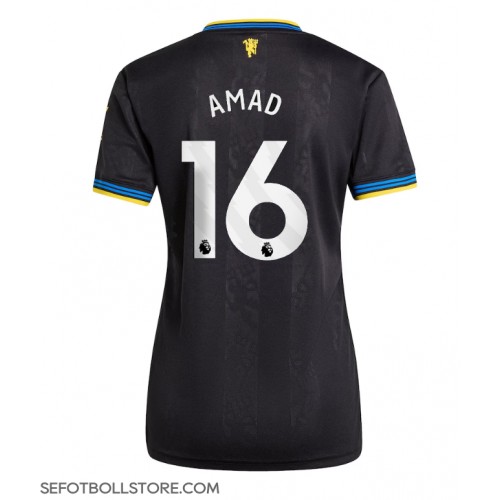 Manchester United Amad Diallo #16 Replika Tredje Tröja Dam 2025-26 Kortärmad